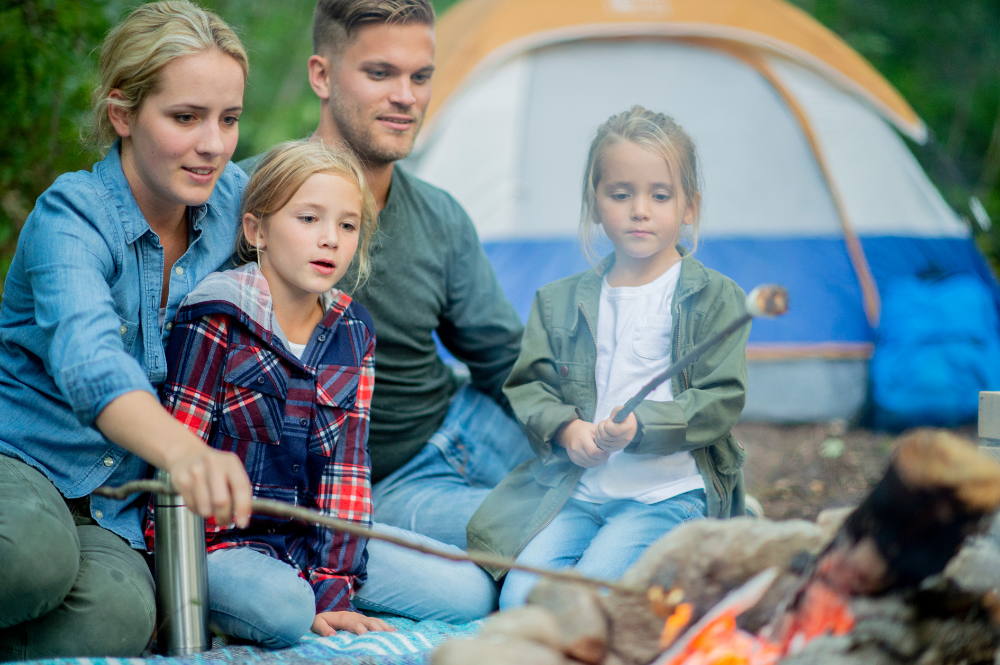 winter camping with kids tips