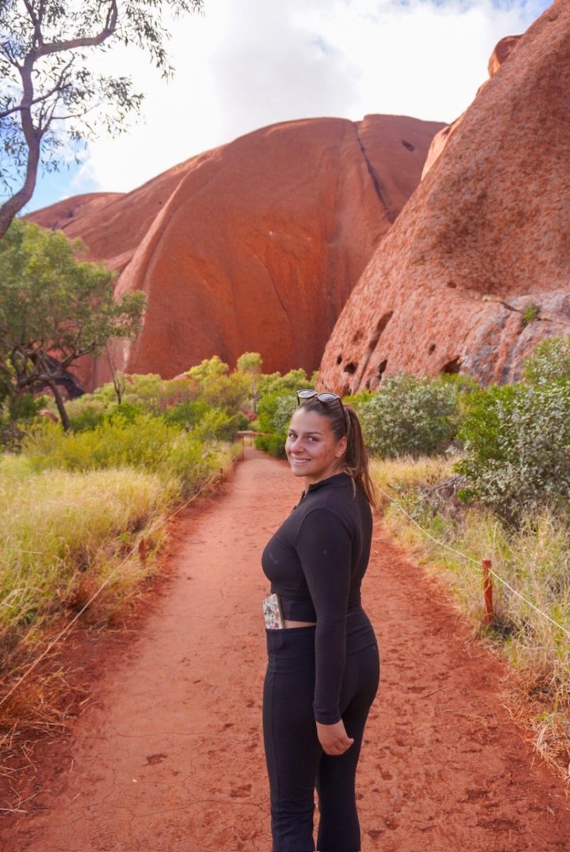 family road trip in the nt uluru